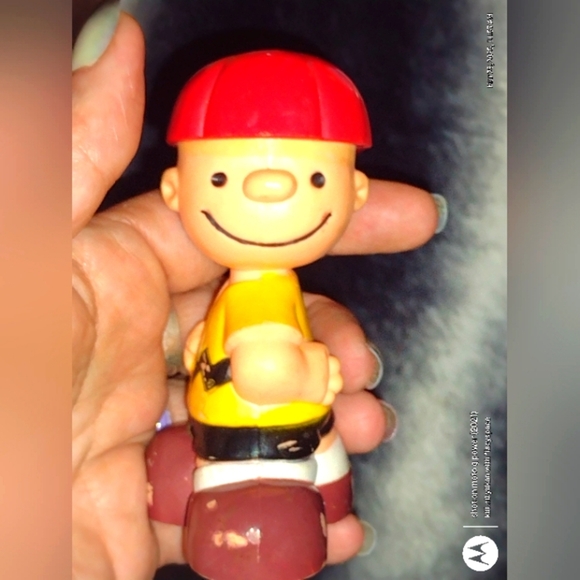Vintage 1966 Charlie Brown Toy 3 1/2" tall Peanuts Charles Syndicate - Picture 1 of 8
